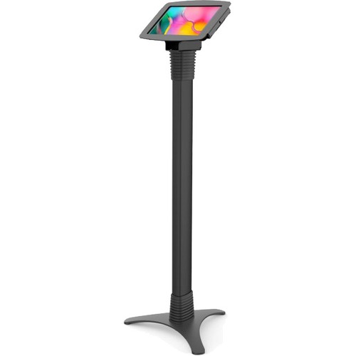 Compulocks Space Adjustable Galaxy Tab Floor Stand - Up to 10.1" Screen Support - 45" (1143 mm) Height - Floor - Aluminum, Steel - Black