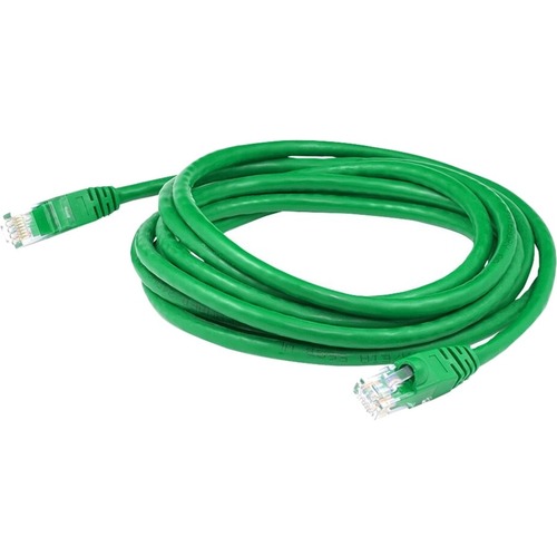 AddOn Cat.6 UTP Patch Network Cable - 12 ft Category 6 Network Cable for Patch Panel, Hub, Switch, Media Converter, Router, Network Device - First End: 1 x RJ-45 Network - Male - Second End: 1 x RJ-45 Network - Male - Patch Cable - 28 AWG - Green - 1
