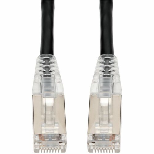 AddOn 14ft RJ-45 (Male) to RJ-45 (Male) Black Cat6 STP PVC Copper Patch Cable - 14 ft Category 6 Network Cable for Patch Panel, Hub, Switch, Media Converter, Router, Network Device - First End: 1 x RJ-45 Network - Male - Second End: 1 x RJ-45 Network - Ma