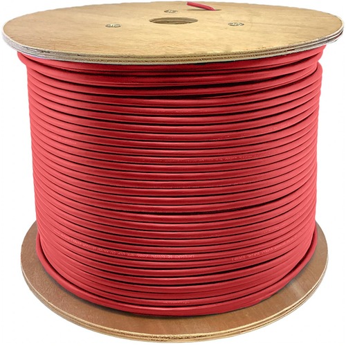 AddOn 1000ft Non-Terminated Red OM1 Duplex Fiber OFNR (Riser-Rated) Patch Cable - 1000 ft Fiber Optic Network Cable for Transceiver, Network Device - First End: Bare Wire - Second End: Bare Wire - 10 Gbit/s - Patch Cable - OFNR - 62.5/125 µm - Red -