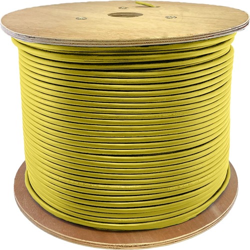 AddOn 1000ft Non-Terminated Yellow OM1 Duplex Fiber OFNR (Riser-Rated) Patch Cable - 1000 ft Fiber Optic Network Cable for Transceiver, Network Device - First End: Bare Wire - Second End: Bare Wire - 10 Gbit/s - Patch Cable - OFNR - 62.5/125 µm - Ye
