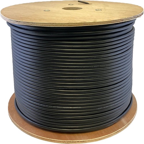 AddOn 1000ft Non-Terminated Black OM1 Outdoor Riser Fiber Riser-Rated Patch Cable - 1000 ft Fiber Optic Network Cable for Network Device - First End: Bare Wire - Second End: Bare Wire - Patch Cable - Riser - 62.5/125 µm - Black - 1