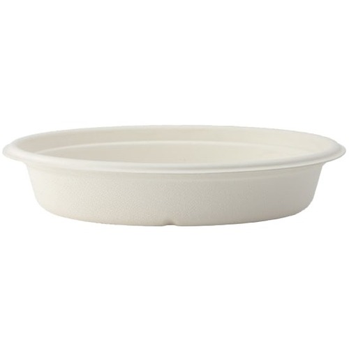 StalkMarket Bowls, Burrito, 24 Oz, White, Pack Of 300 Bowls - Serving - Disposable - Microwave Safe - White - Natural Fiber, Polylactic Acid (PLA) Body - 300 Case