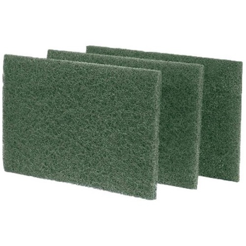 Bunzl Heavy-Duty Scrubbing Pad Sponge, Green - 6Carton - Green