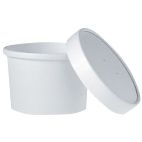 Dart Flexstyle" Double Poly Food Combo Packs, 0.25 Qt, White, Carton Of 25 Packs - White - Paper Body - 250 Carton