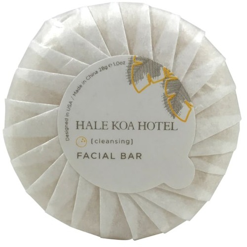 Hotel Emporium Hale Koa Coco Mango Facial Bar Soap, 1.1 Oz, Pack Of 500 - Coco Mango ScentFor - 1.10 oz - Face - White - 500 / Pack