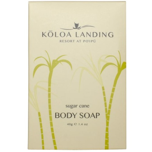 Hotel Emporium Koloa Landing Sugar Cane Soap, 1.4 Oz, Case Of 250 Bars - Sugarcane ScentFor - 1.40 oz - Skin - Clear - Pleasant Scent - 250 / Case