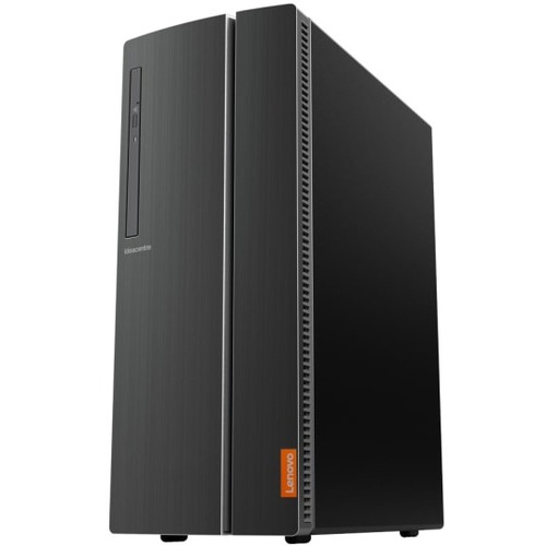 Lenovo IdeaCentre 90LV000DUS Desktop Computer - Intel Core i7 9th Gen i7-9700 - 16 GB - 512 GB SSD - Tower - Black - Windows 10 Home - DVD-Writer - IEEE 802.11b/g/n/ac