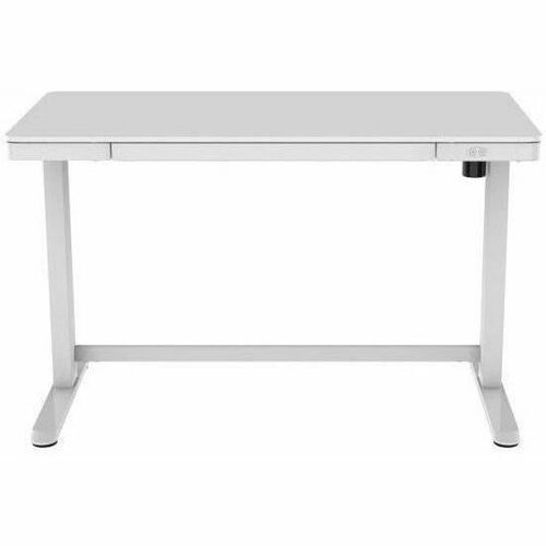 Realspace® Electric 48'W HeightAdjustable Standing Desk, White