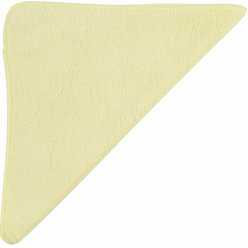 Rubbermaid Light Commercial Microfiber Cloths, 12" x 12" , Yellow, Case Of 24 - 12" Length x 12" Width - Bleach-free, Durable - Yellow - 24 - 24 / Case