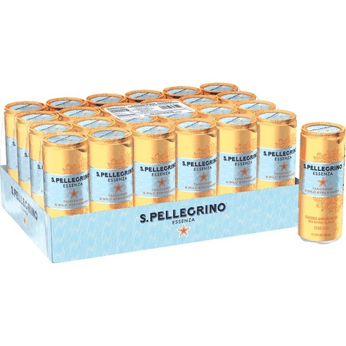 SanPellegrino Flavored Water - Ready-to-Drink - 11.15 fl oz (330 mL) - 24 / Pack / Can