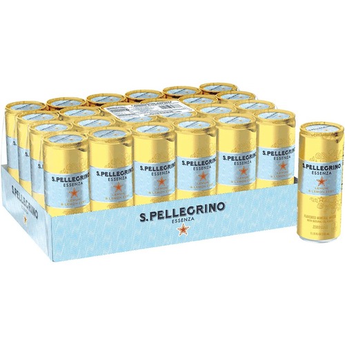 SanPellegrino Flavored Water - Ready-to-Drink - 11.15 fl oz (330 mL) - 24 / Pack / Can