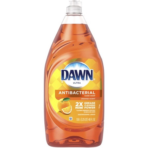 Dawn Ultra Antibacterial Hand Soap Dishwashing Liquid Dish Soap, Orange Scent, 40 Oz - Ready-To-Use - 40 fl oz (1.3 quart) - Orange Scent - Antibacterial - 1 Each