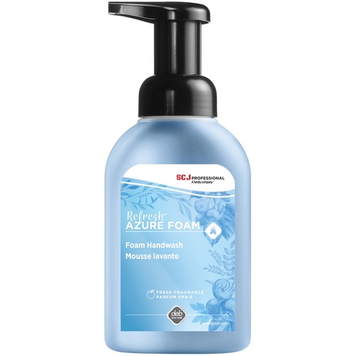 SC Johnson Fresh Apple Scent Foam Hand Soap - Fresh Apple ScentFor - 10 fl oz (295.7 mL) - Pump Bottle Dispenser - Kill Germs, Dirt Remover - Hand - Moisturizing - Blue - Anti-irritant - 1 Each