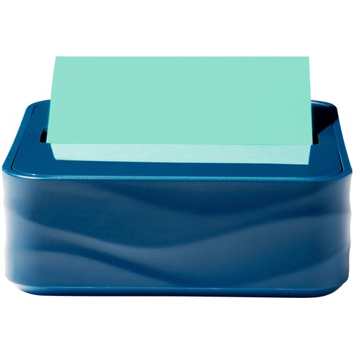 Post-it® Note Dispenser - 3" (76.20 mm) x 3" (76.20 mm) Note - 45 Sheet Note Capacity - Navy