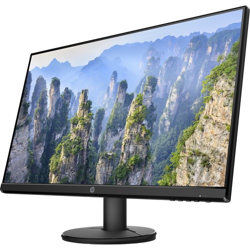 HP V24i 24" Class Full HD LCD Monitor - 16:9 - Black - 23.8" Viewable - In-plane Switching (IPS) Technology - LED Backlight - 1920 x 1080 - 250 Nit - 5 ms - GTG Refresh Rate - HDMI - VGA