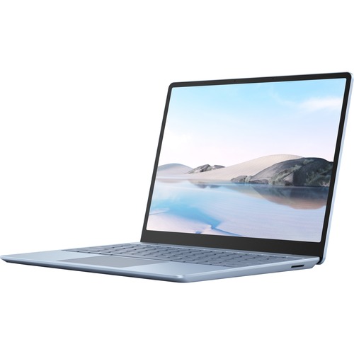 Microsoft Surface Laptop Go 12.4" Touchscreen Notebook - 1536 x 1024 - Intel Core i5 10th Gen i5-1035G1 Quad-core (4 Core) 1 GHz - 8 GB Total RAM - 8 GB On-board Memory - 128 GB SSD - Ice Blue - Intel Chip - Windows 10 Pro - Intel UHD Graphics - PixelSens