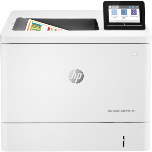 HP LaserJet Enterprise M555 M555dn Desktop Laser Printer - Color - 40 ppm Mono / 40 ppm Color - 1200 x 1200 dpi Print - Automatic Duplex Print - 650 Sheets Input - Ethernet - 80000 Pages Duty Cycle - Plain Paper Print - Gigabit Ethernet - USB