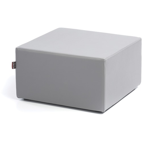 MITYBILT Juice Box - Wood Frame - Square Base - Gray - Polyurethane Foam, Foam, Fabric, Vinyl - 1 Each