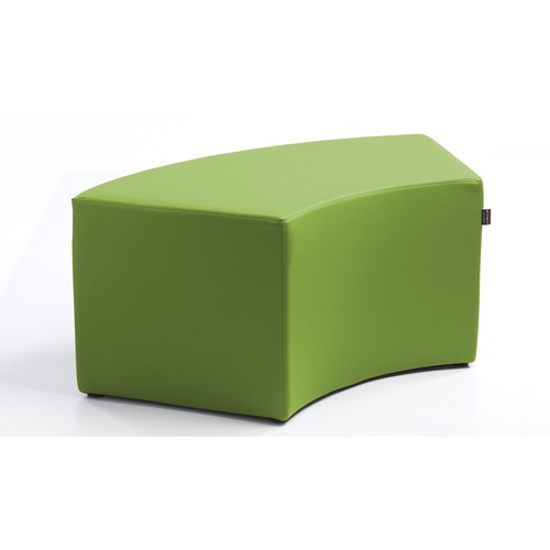 MITYBILT Juice Twist CurvedBack - Wood Frame - Green - Polyurethane Foam, Foam, Fabric, Vinyl - 1 Each