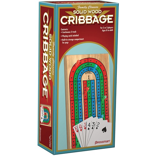 Pressman Cribbage Game - 2 to 3 Players Box - Games - PSG1810
