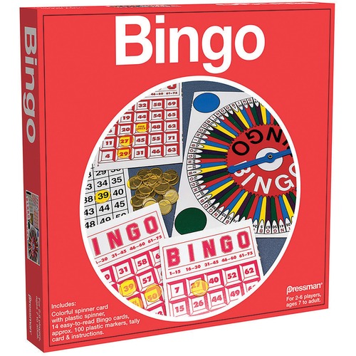 Pressman Bingo Game - 2 to 6 Players Box