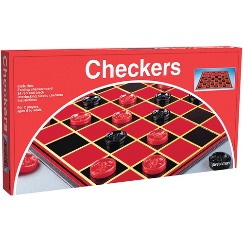 Pressman Checkers Game - Box - Games - PSG1112