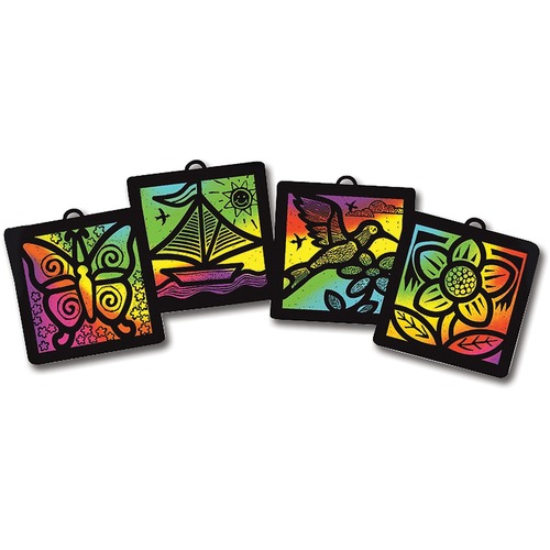 Melissa & Doug Scratch Art Scratch Sheet - Acid-free, Lignin-free - 12 / Pack