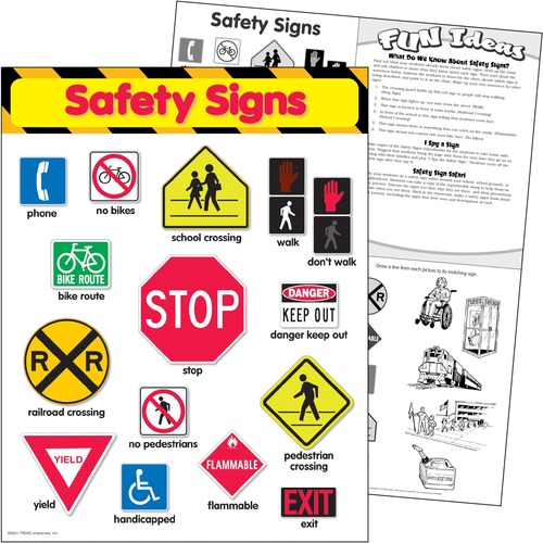 Trend Safety Signs Learning Chart - 1 Each