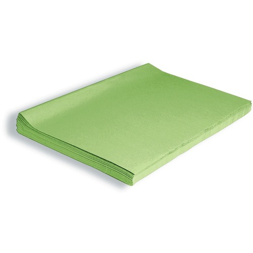 Pacon KolorFast Tissue - Gift-wrapping - 30" (762 mm)Height x 20" (508 mm)Width - 24 / Pack - Apple Green - Exam Room Paper - PAC58110