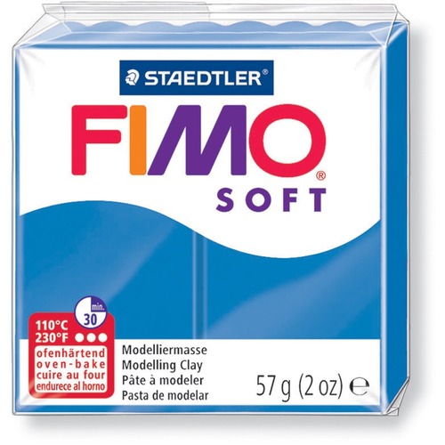 Staedtler FIMO Soft Modelling Clay - Modeling - 8 Year - 1 Each - Pacific Blue - Modeling Clays & Accessories - STD802037