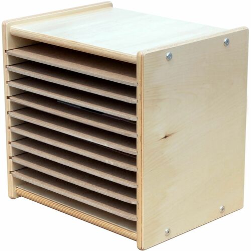 Trojan Puzzle Shelf - 9 x Puzzle - 16" Height x 16" Width x 12" Depth - Baltic Birch Plywood - 1 Each