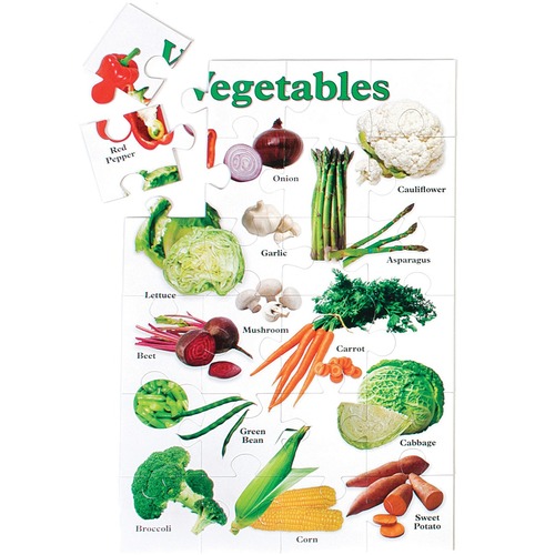SI Manufacturing Vegetable Puzzle - 24 Piece