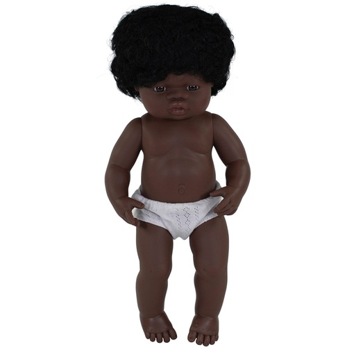 SI Manufacturing Miniland 37.5cm Baby Doll - African Girl - 14.76" (375 mm) - Female - Vinyl