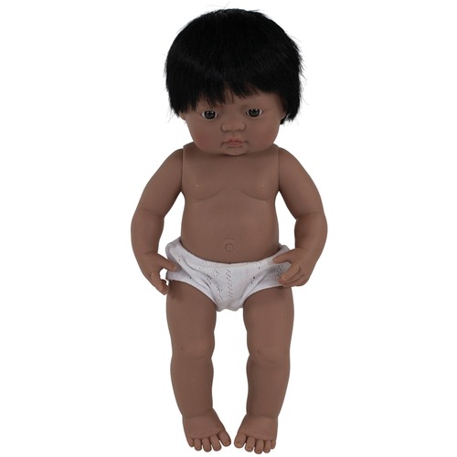 SI Manufacturing Miniland 37.5cm Baby Doll - Hispanic Boy - 14.76" (375 mm) - Male - Vinyl
