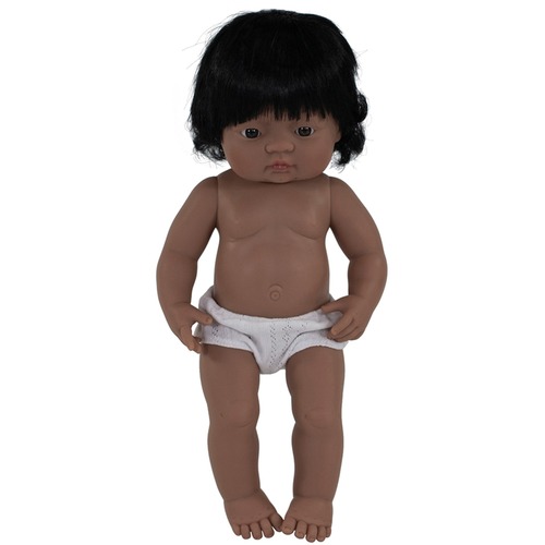 SI Manufacturing Miniland 37.5cm Baby Doll - Hispanic Girl - 14.76" (375 mm) - Female - Vinyl