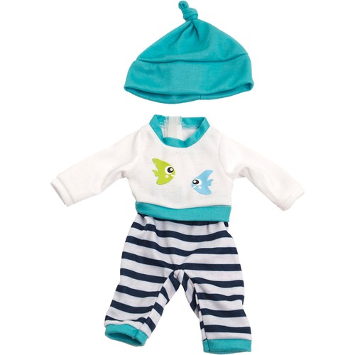 Miniland Cold Weather Turquoise Doll Pajama Set - Dolls & Accessories - MEC31631