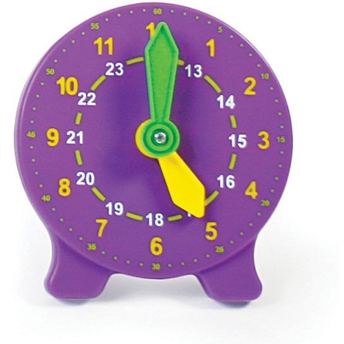 SI Manufacturing 24 Hour Advanced Student Clock Set - Theme/Subject: Learning - Skill Learning: Clock Reading, Unit Differentiation - 10 / Set