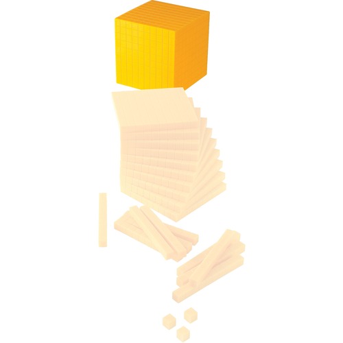 SI Manufacturing Base Ten Decimeter Cube - Theme/Subject: Learning - Skill Learning: Place Value, Operation, Decimal, Algebra - 1 Each