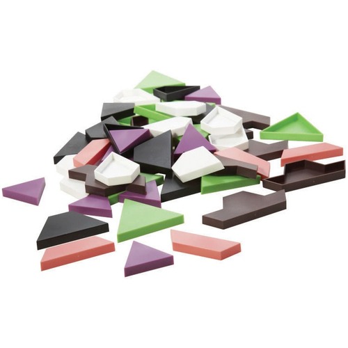 SI Manufacturing Hollow Plastic Deci-Blocks - Theme/Subject: Learning - Skill Learning: Algebra, Addition, Subtraction, Multiplication, Division, Fraction, Sorting, Patterning, Symmetry, Geometry, Perimeter - 52 Pieces - 52 / Set - Geometry - SIM13700