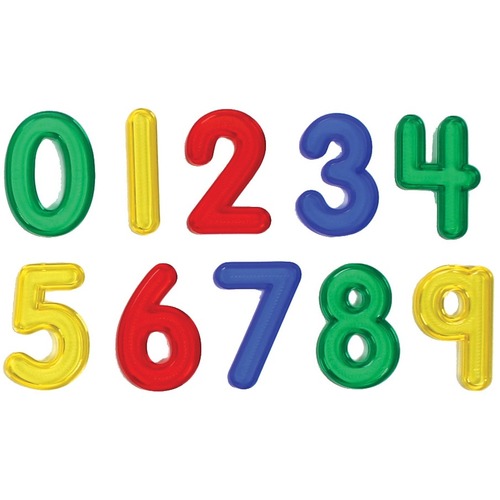 SI Manufacturing Jumbo See-Thru Number Set - Theme/Subject: Learning - Skill Learning: Tracing, Number - 10 / Set - Creative Learning - SIM22065