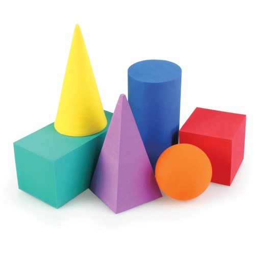 SI Manufacturing Foam Geometric Solids - Theme/Subject: Learning - Skill Learning: Geometric Shape - 6 / Set