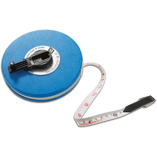SI Manufacturing Measuring Tape - 118.1" Length - Imperial, Metric Measuring System - Fiberglass, ABS Plastic - 1 Each