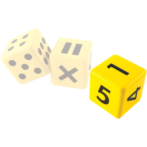 SI Manufacturing Molded Foam Number Dice - Theme/Subject: Learning - Skill Learning: Number Recognition, Probability, Classroom - 2 / Set