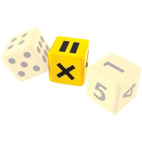 SI Manufacturing 3" Molded Foam Dice - Operation Set of 2 - 2 / Set - Creative Learning - SIM13666