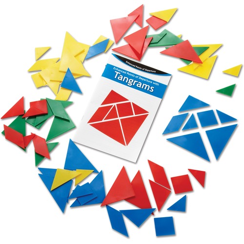 SI Manufacturing Tangram Set - Theme/Subject: Learning - Skill Learning: Problem Solving, Spatial Visual Skill - 84 Pieces - 1 Set