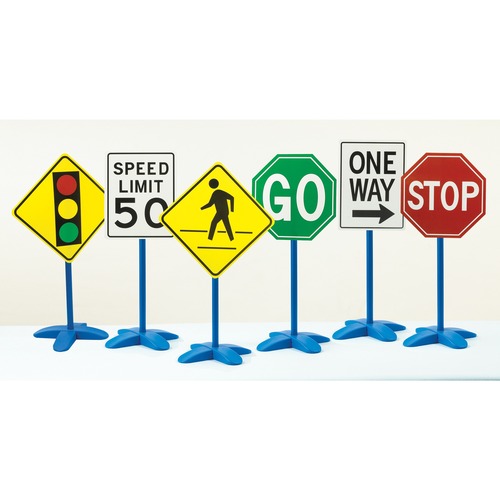 SI Manufacturing Traffic Signs - Theme/Subject: Learning - Skill Learning: Road Sign - 3+ - 6 / Set