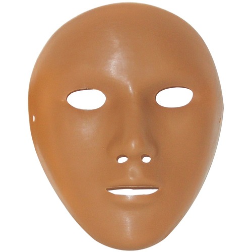 Scola Paintable Face Mask - Light Brown