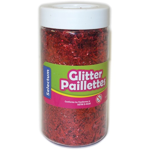 Link Product Glitter Shaker - Craft Project - 1 Each - Red, 112g