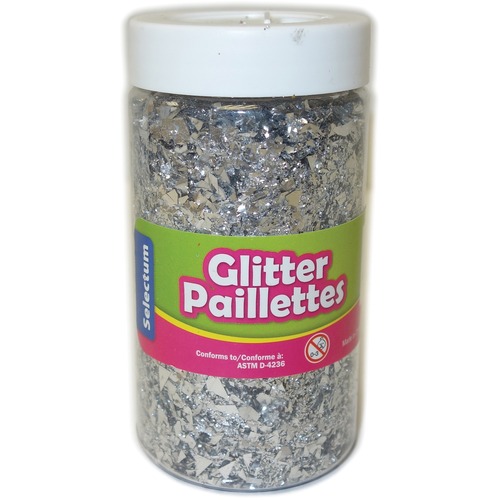 Link Product Glitter Shaker - Craft Project - 1 Each - Silver, 112g - Glitters - DBG37042